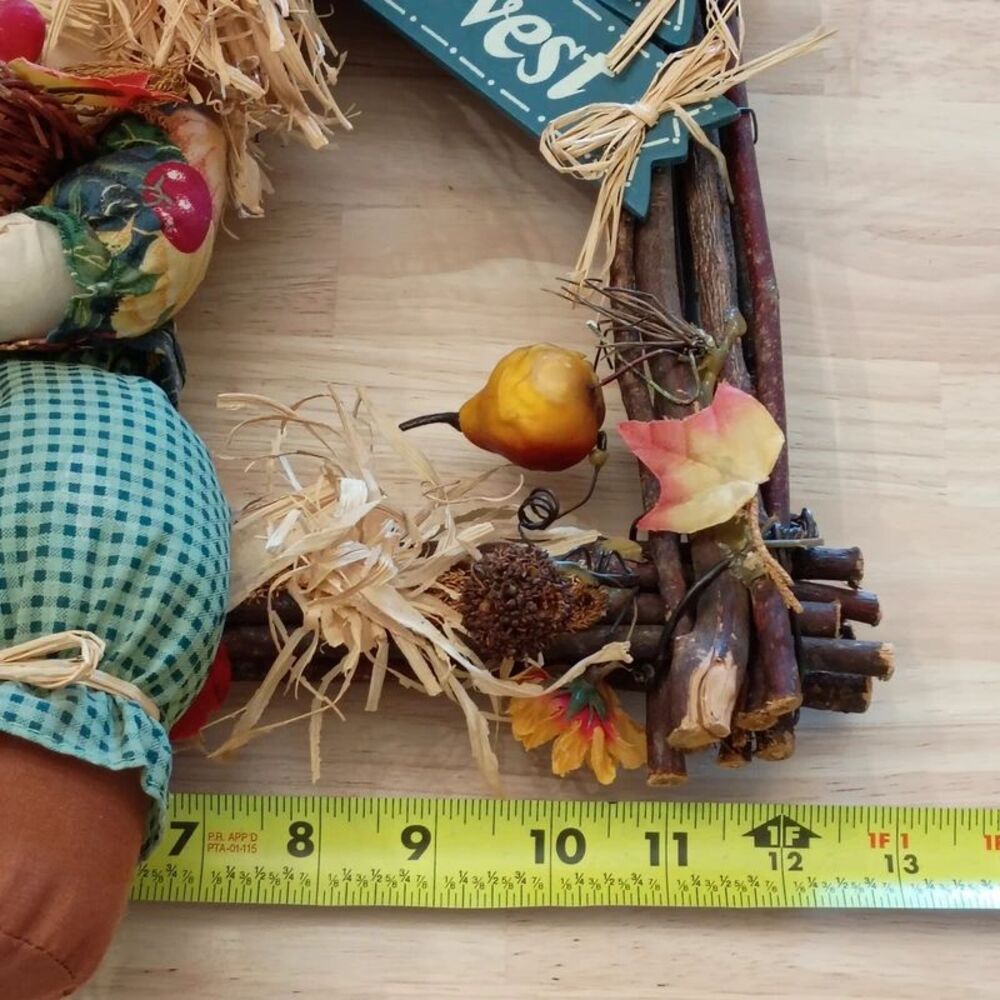 Large Happy Harvest Wooden Wall Hanging Fall Decoration - Picture 9 of 10